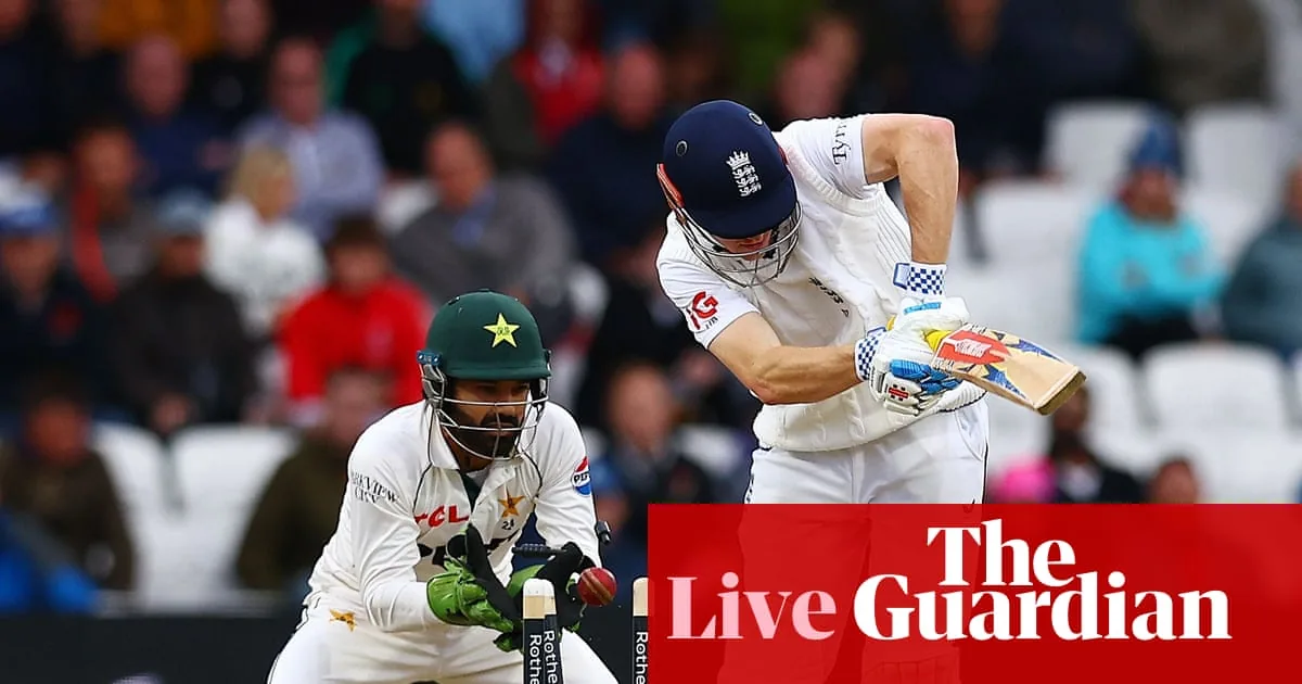England vs Pakistan: Harry Brook, Joe Root, Jordan Cox make runs in Headingley gloom