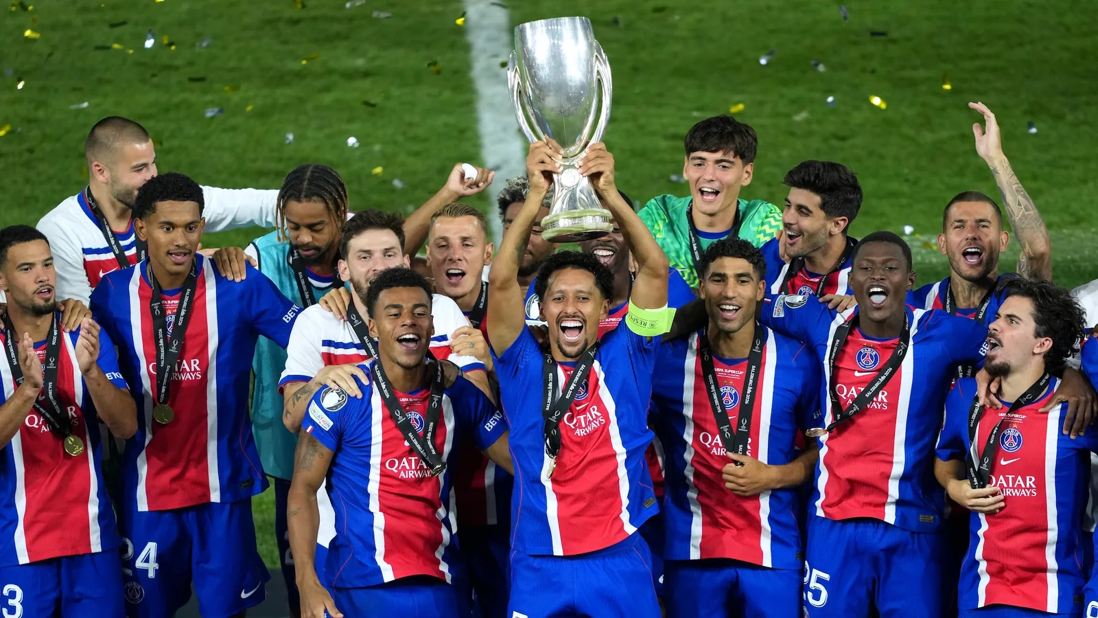 Désiré Doué does the business as PSG edge Aston Villa to lift Super Cup